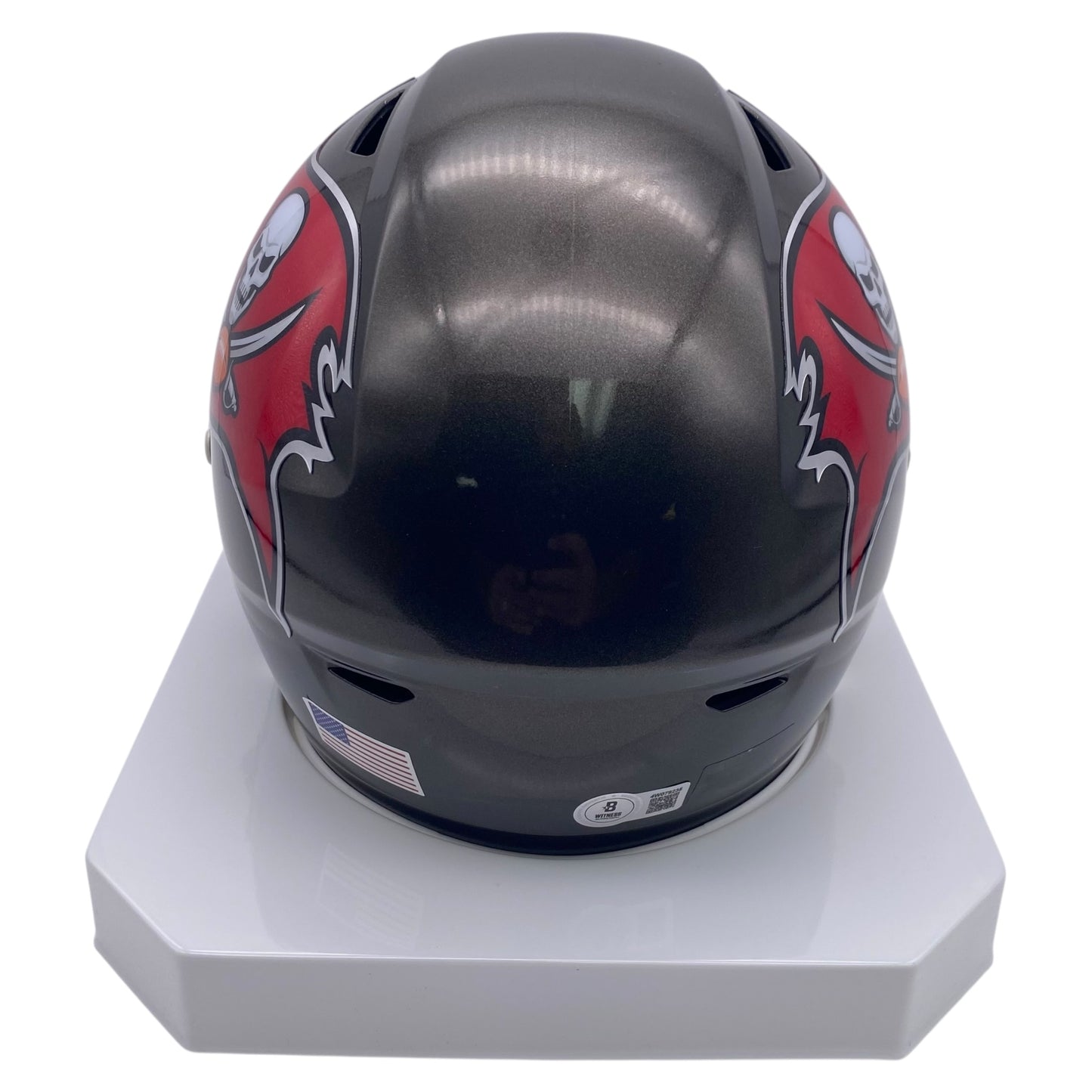 Bucky Irving Signed Tampa Bay Buccaneers MIDI Mid Size SpeedFlex Helmet