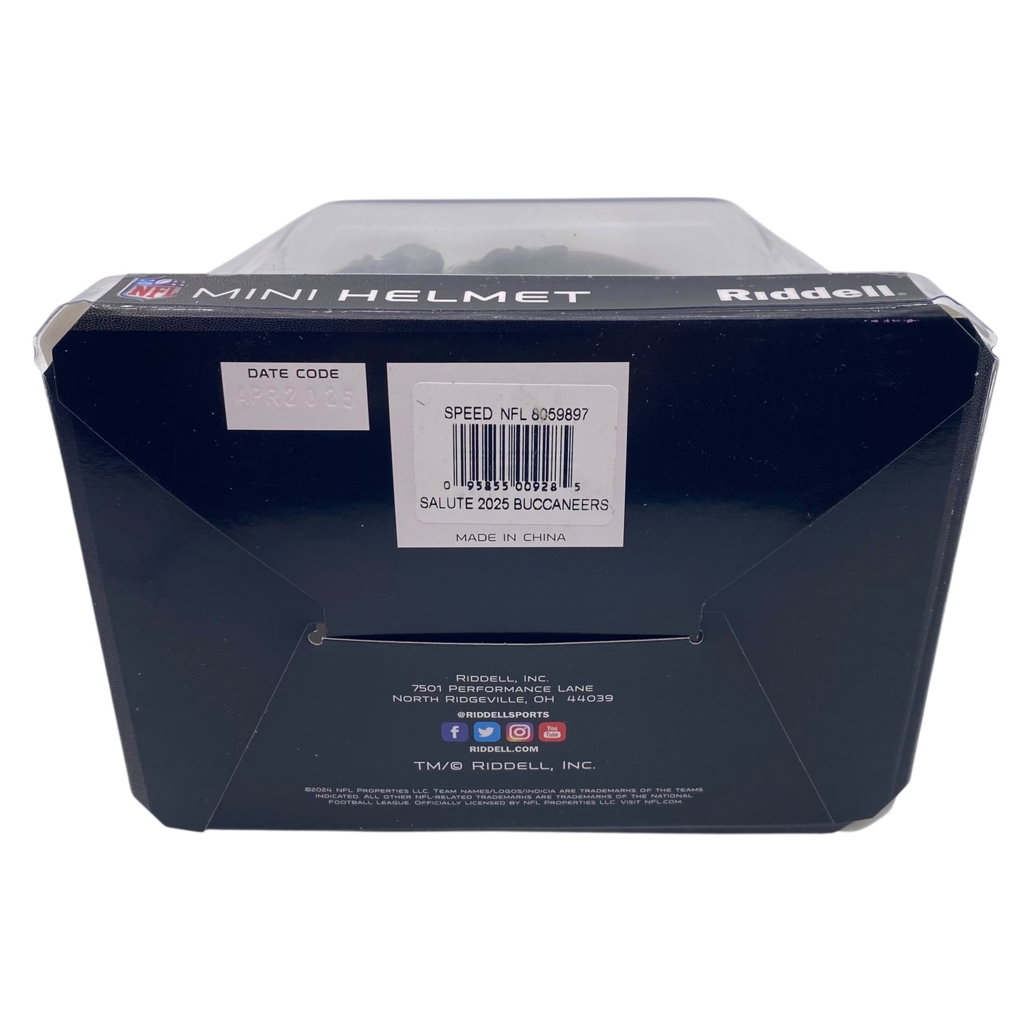 Baker Mayfield Signed Tampa Bay Buccaneers 2025 Salute To Service Alternate Speed Mini Helmet