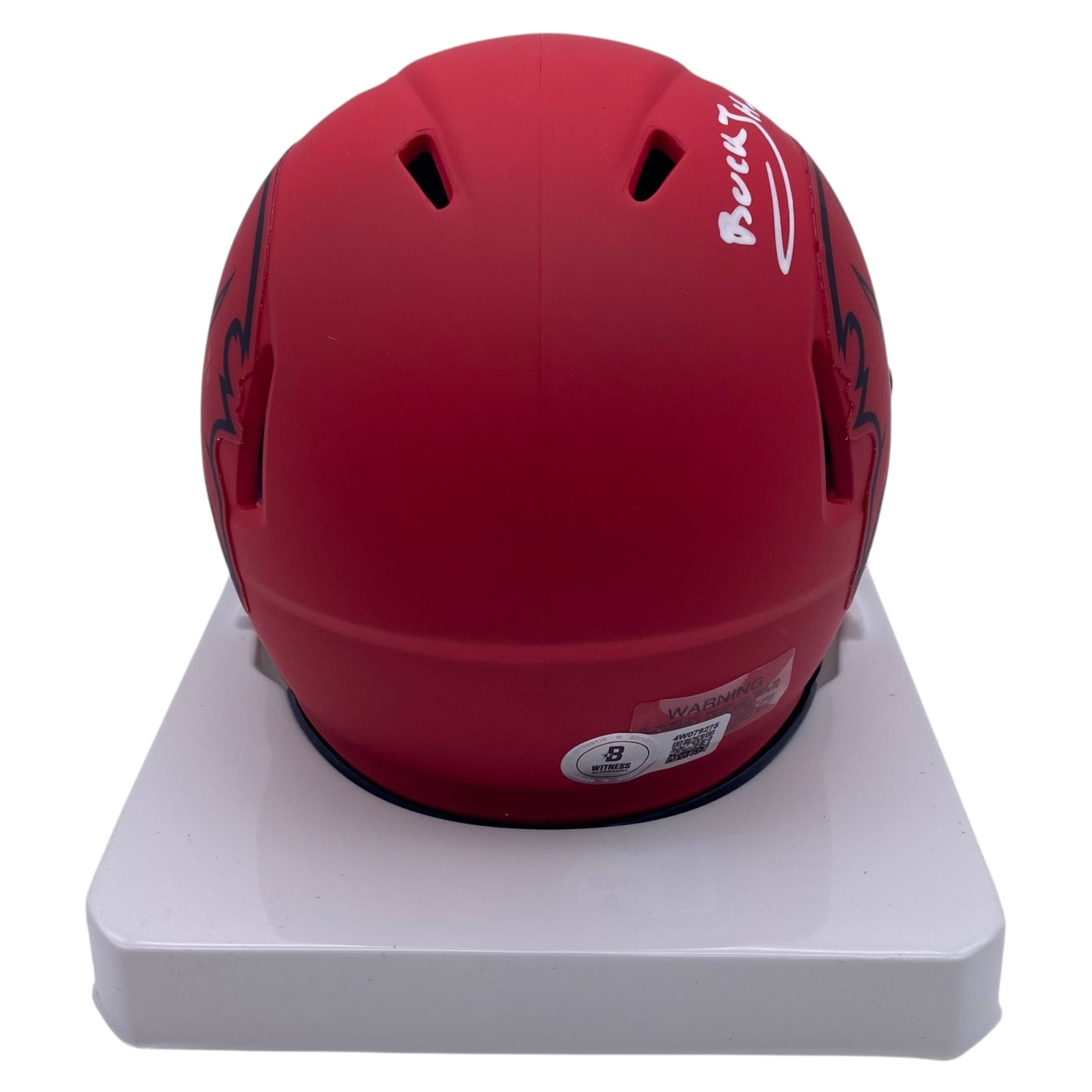 Bucky Irving Signed Tampa Bay Buccaneers Rave Alternate Speed Mini Helmet