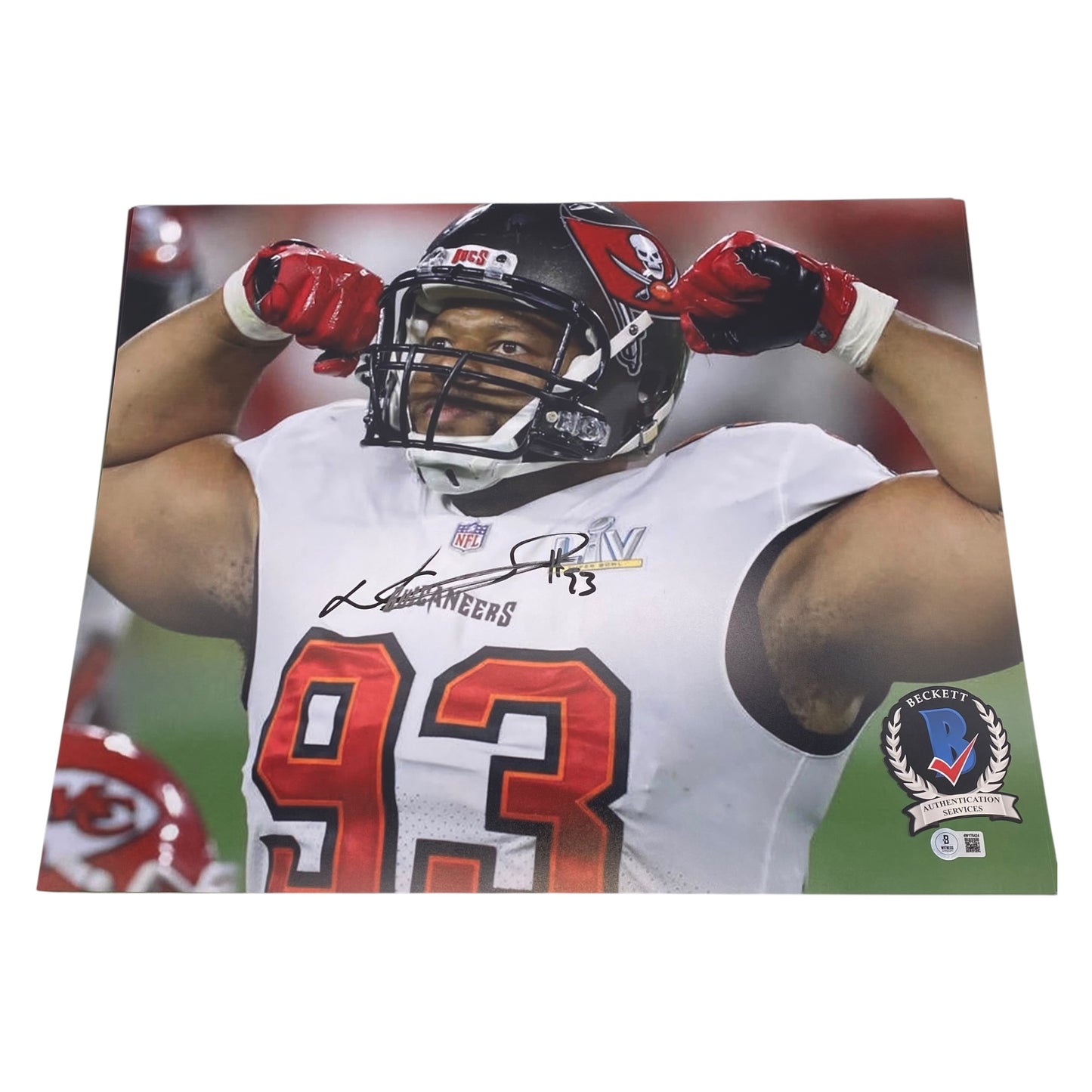 Ndamukong Suh Signed Tampa Bay Buccaneers 16x20 Photo