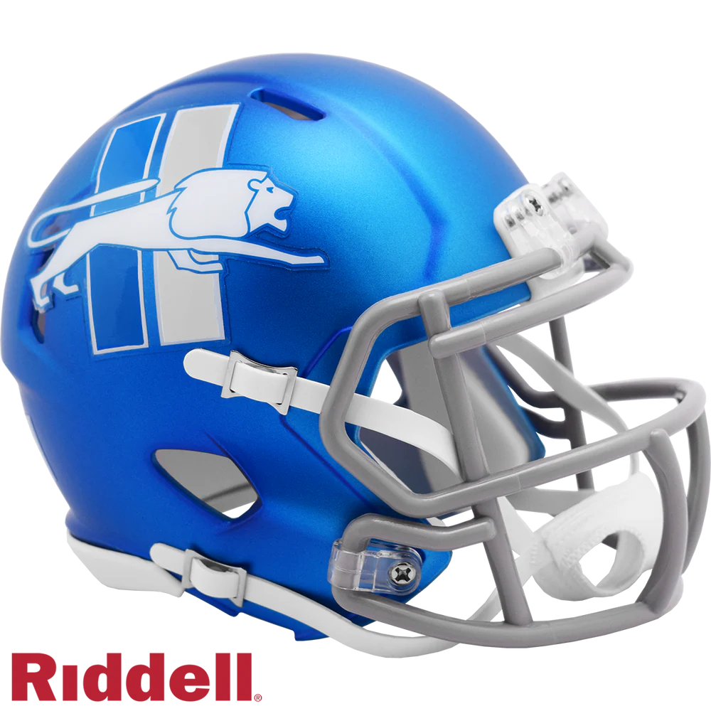 Ndamukong Suh Signed Detroit Lions Blue 2023 Alternate Speed Mini Helmet
