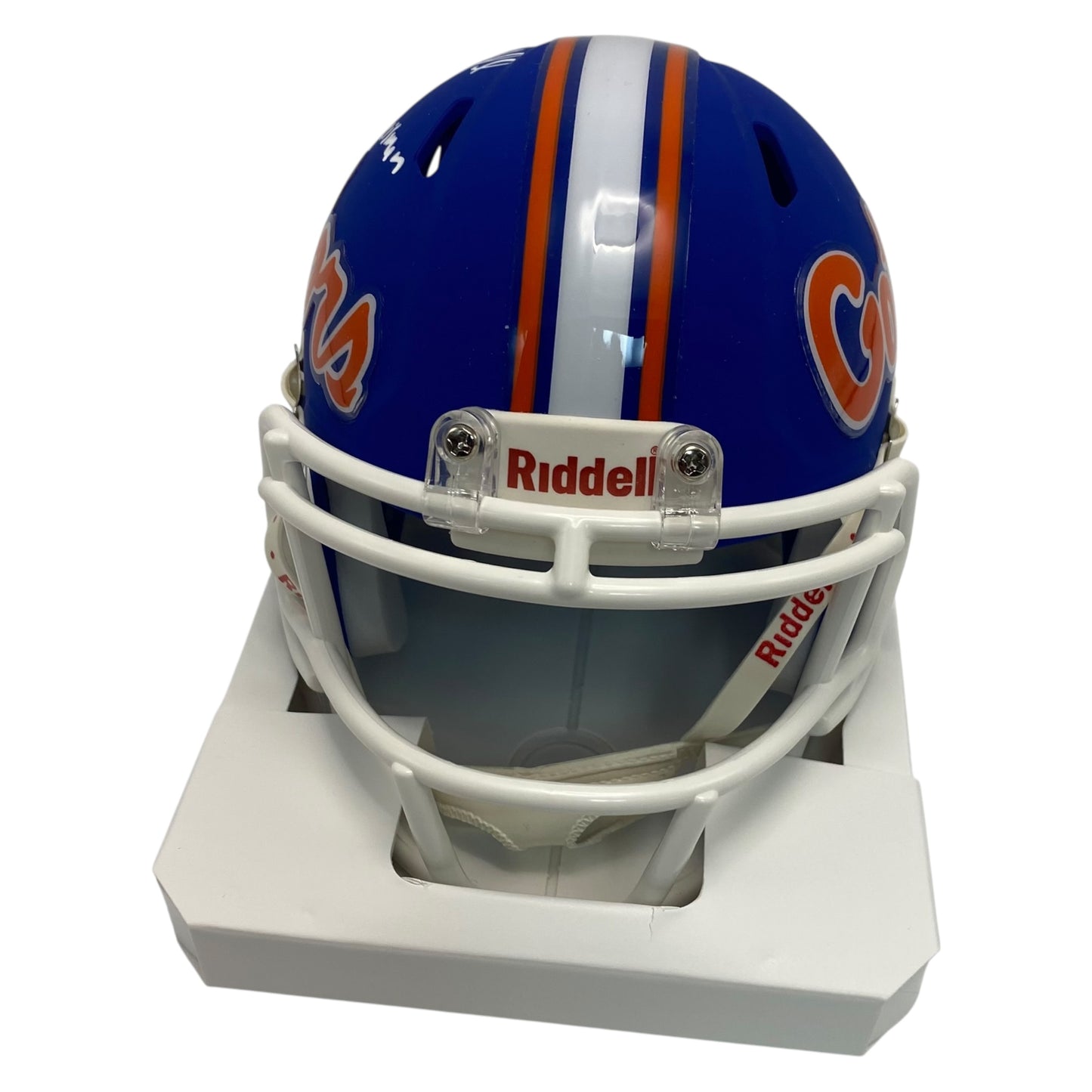 Danny Wuerffel 96 Heisman Signed Florida Gators Blue Speed Mini Helmet