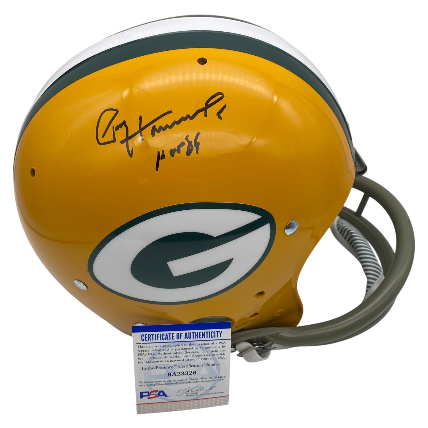Paul Hornung Signed Green Bay Packers Full Size Authentic TK Helmet