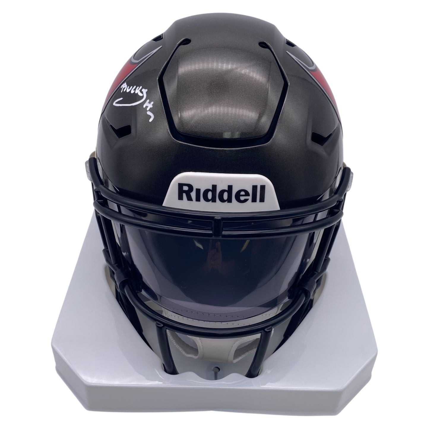 Bucky Irving Signed Tampa Bay Buccaneers MIDI Mid Size SpeedFlex Helmet