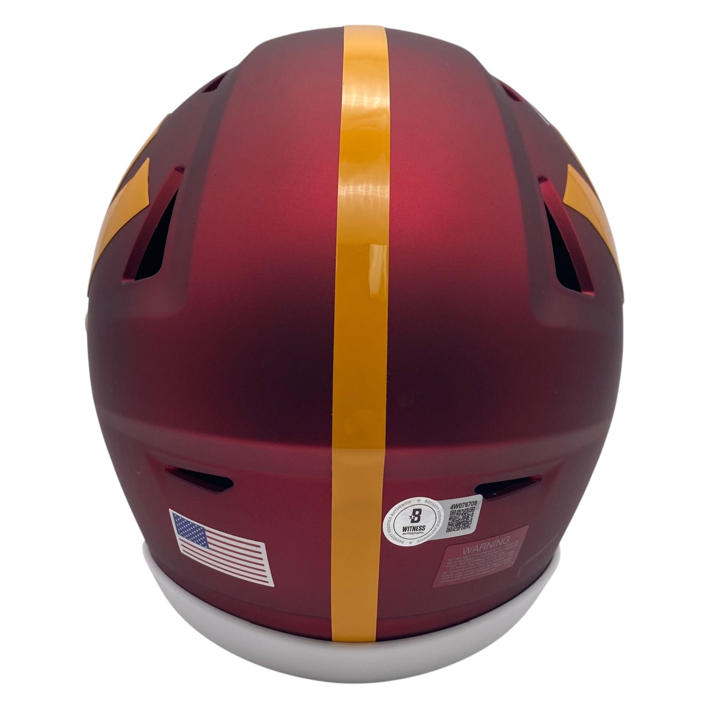 Jacory Croskey-Merritt Signed Washington Commanders MIDI Mid Size SpeedFlex Helmet