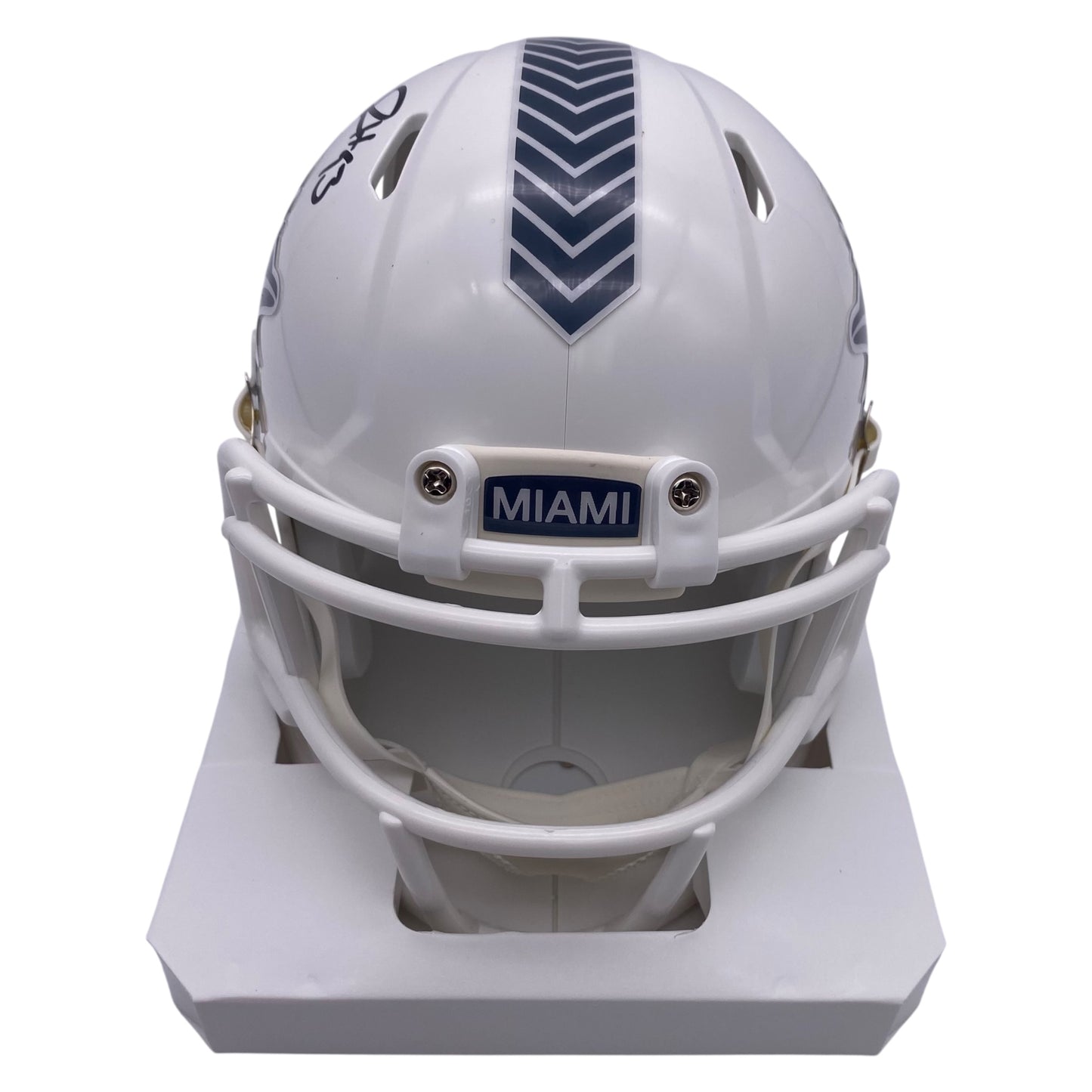 Ndamukong Suh Signed Miami Dolphins Salute to Service 2024 Alternate Speed Mini Helmet