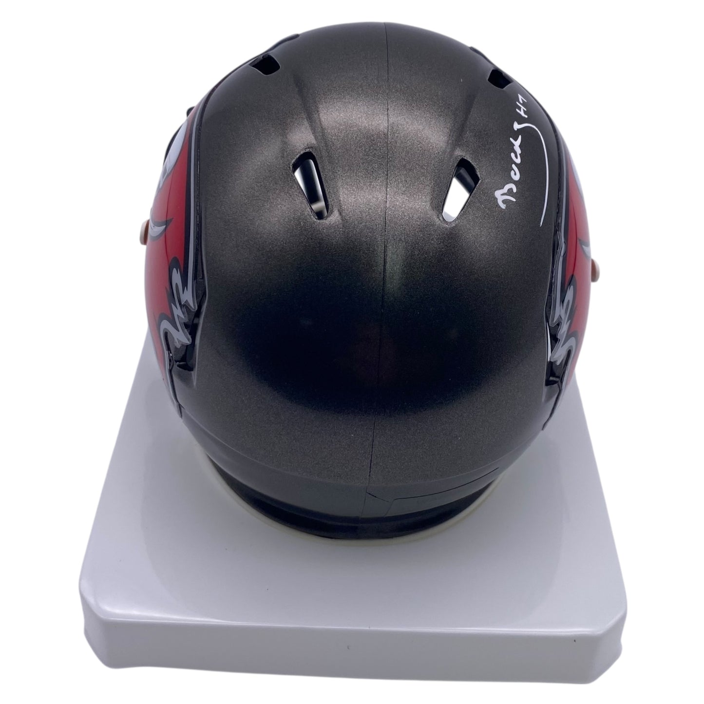 Bucky Irving Signed Tampa Bay Buccaneers Speed Mini Helmet