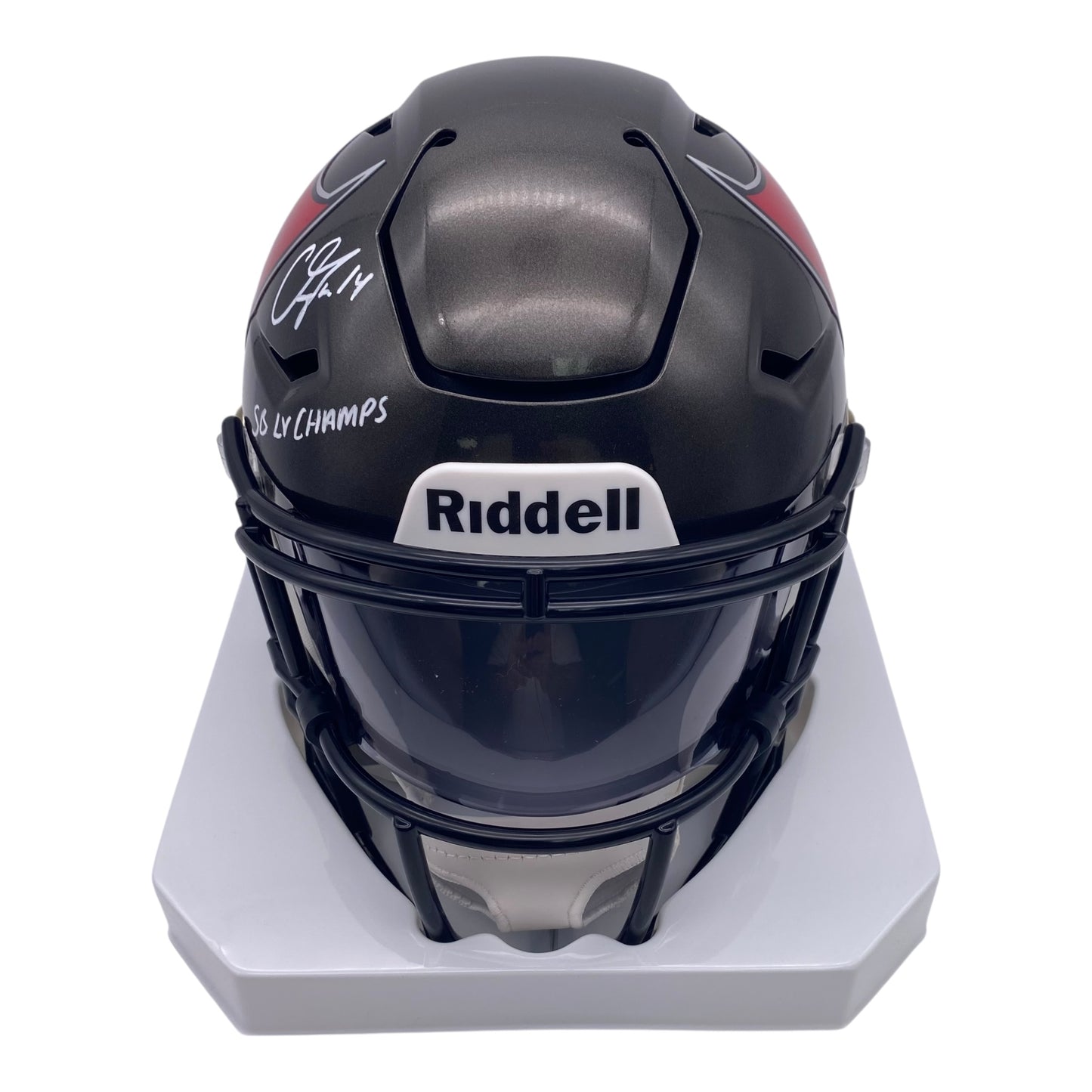 Chris Godwin Signed Tampa Bay Buccaneers MIDI Mid Size SpeedFlex Helmet