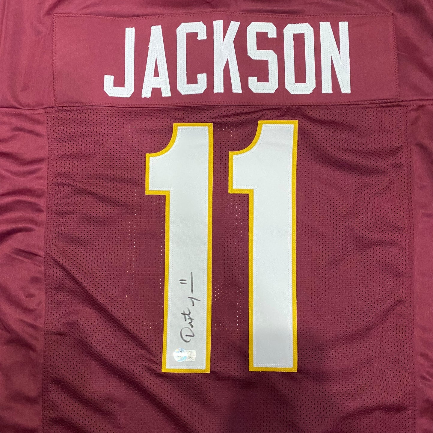 Dexter Jackson signed Garnett #11 stitched jersey - Florida State Seminoles Style