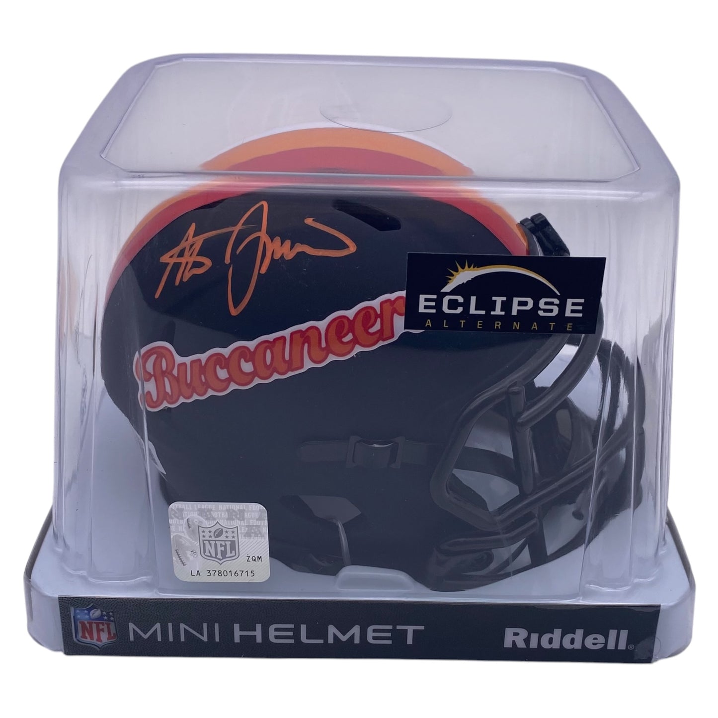 Steve Spurrier Signed Tampa Bay Buccaneers Black Alternate Mini Speed Football Helmet