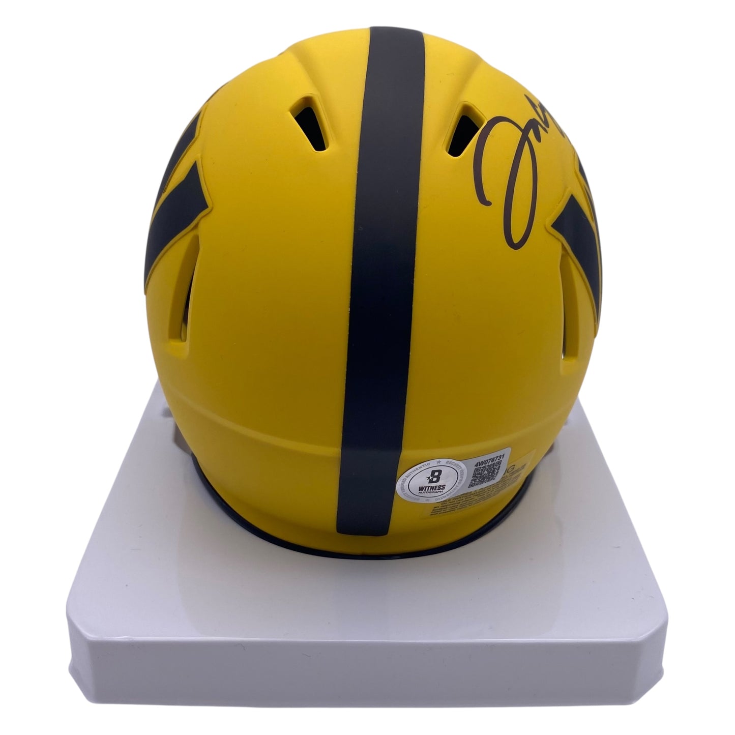 Jacory Croskey-Merritt Signed Washington Commanders Rave Alternate Speed Mini Helmet