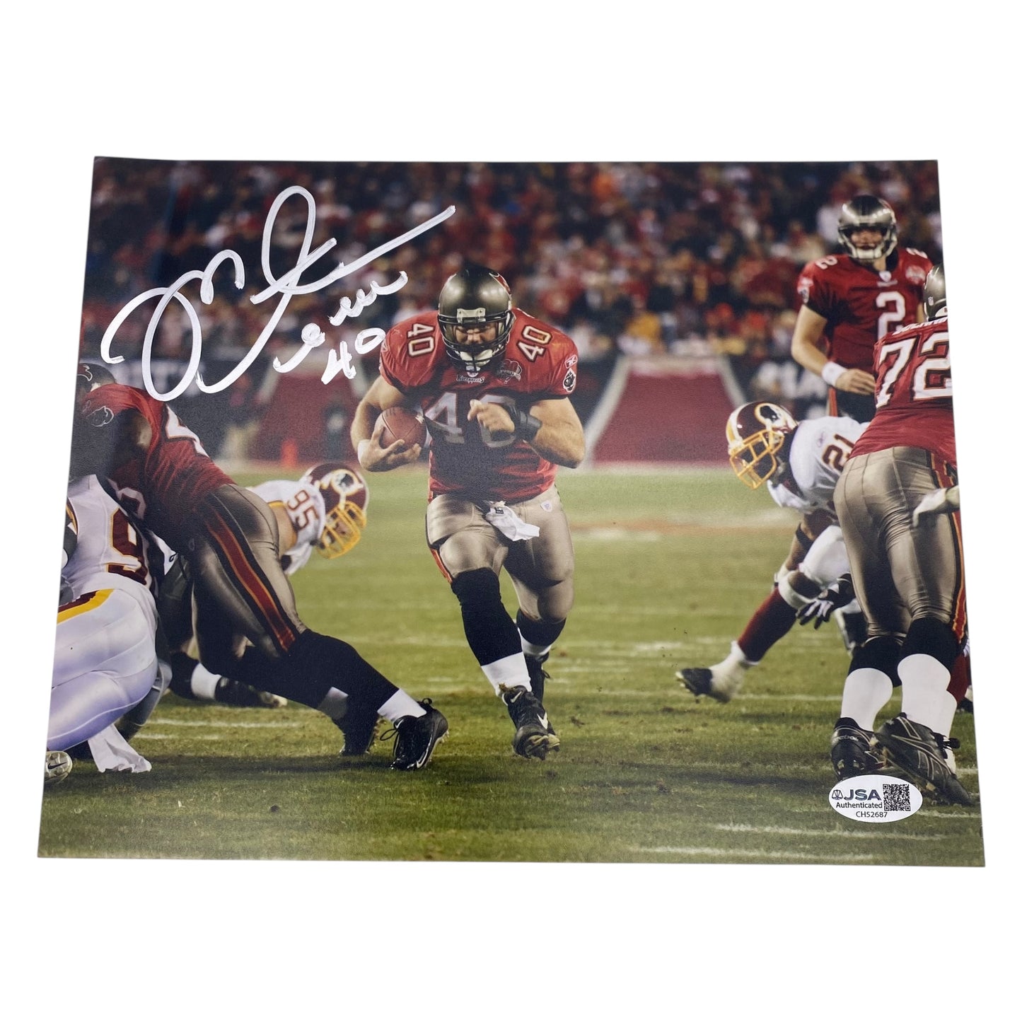 Mike Alstott Signed Tampa Bay Buccaneers 8x10 Photo