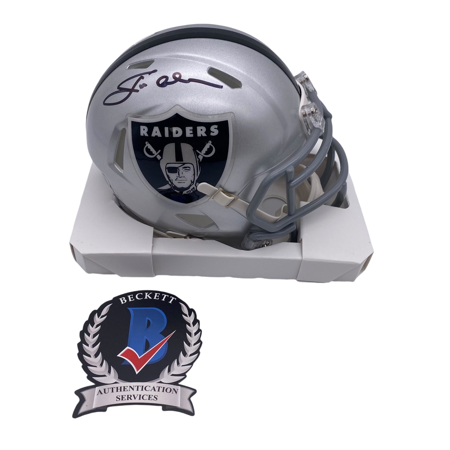 Coach Jon Gruden Signed Las Vegas Raiders Mini Helmet