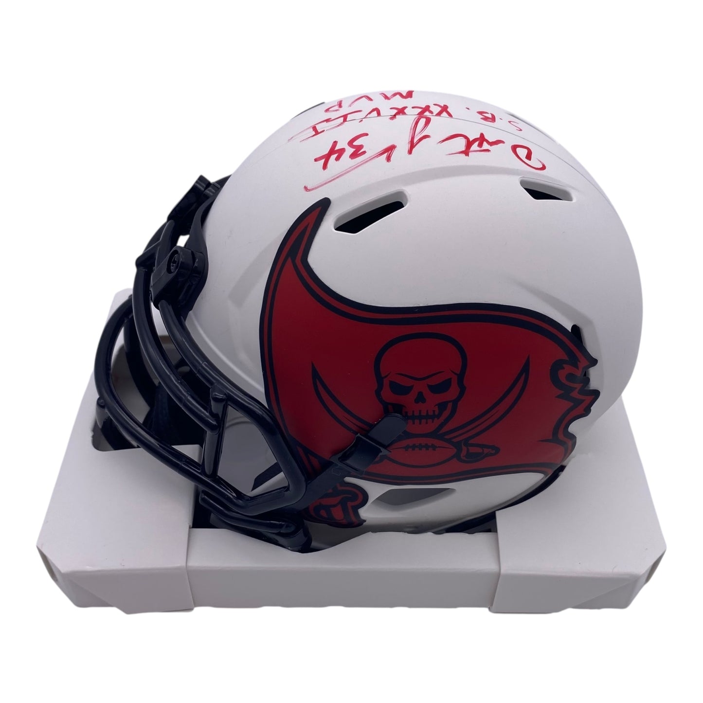 Dexter Jackson Signed Tampa Bay Buccaneers Lunar Eclipse Alternate Mini Helmet