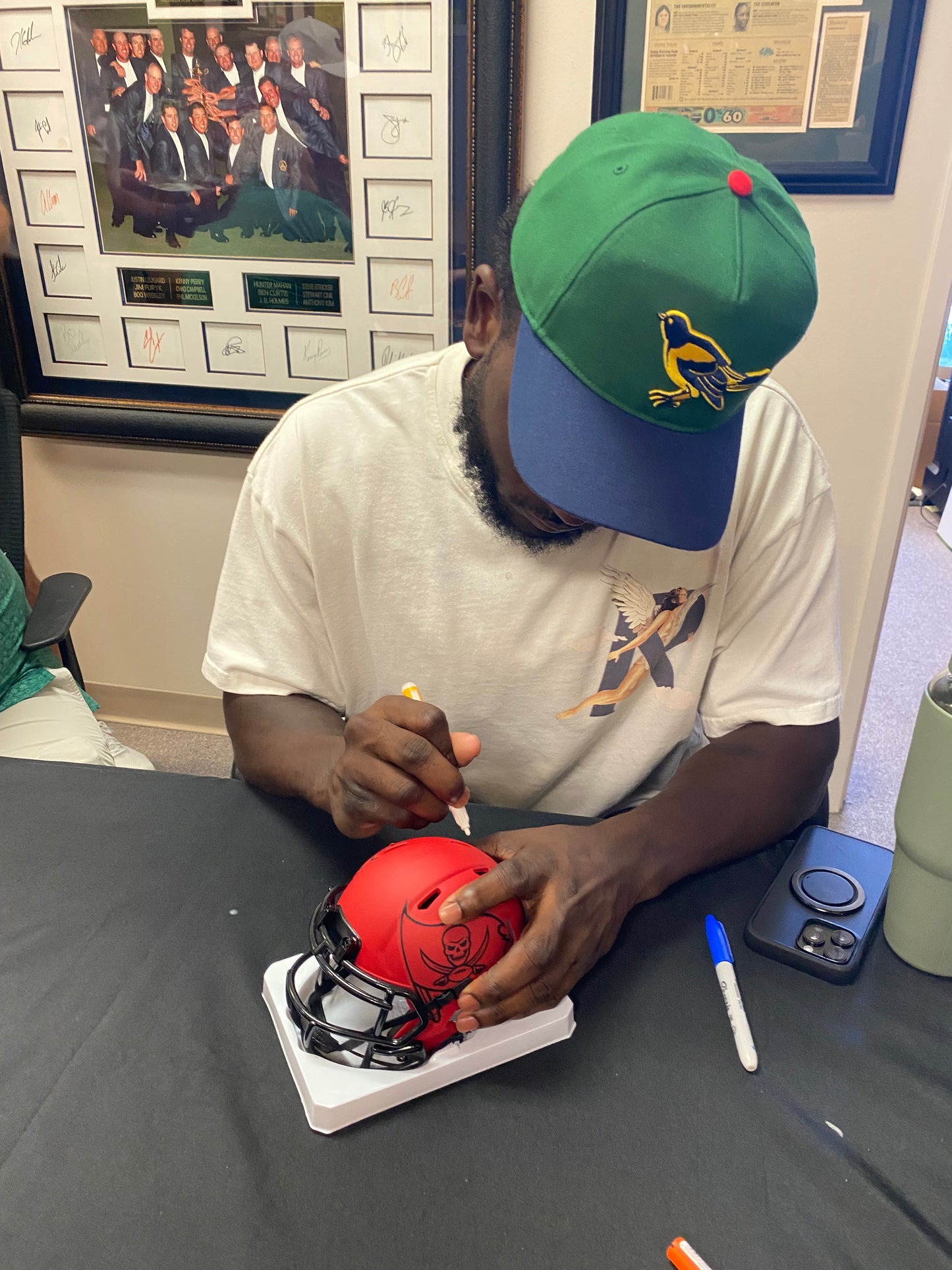 Chris Godwin Signed Tampa Bay Buccaneers Rave Alternate Speed Mini Helmet