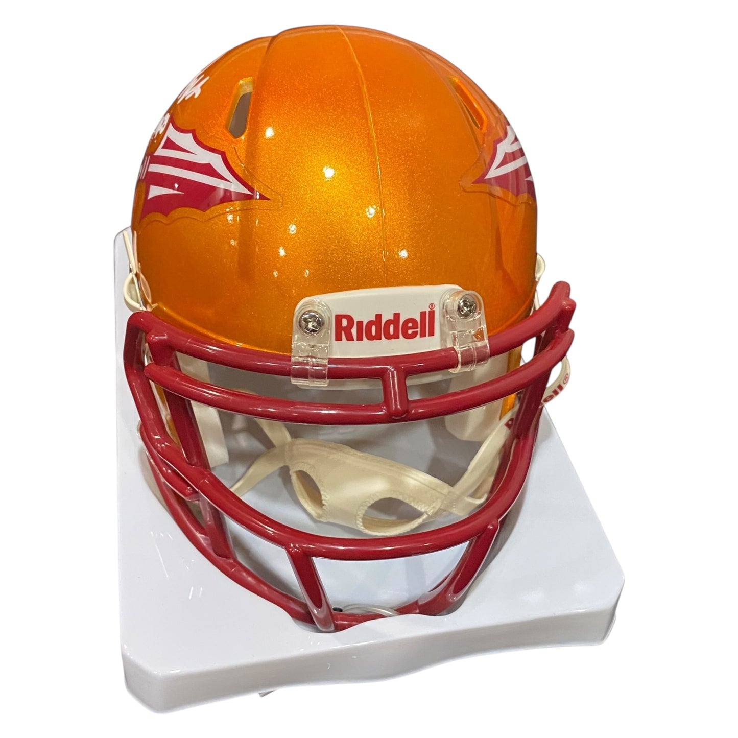 Peter Warrick 99 National Champions Signed Florida State Seminoles Flash Alternate Mini Football Helmet