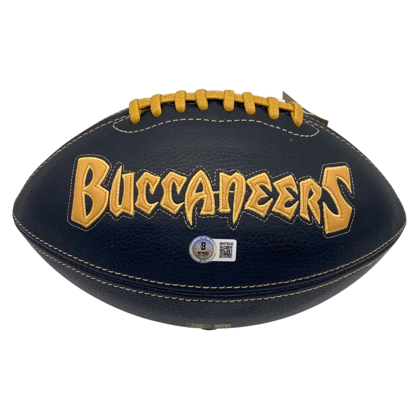 Bucky Irving Signed Tampa Bay Buccaneers Logo Football