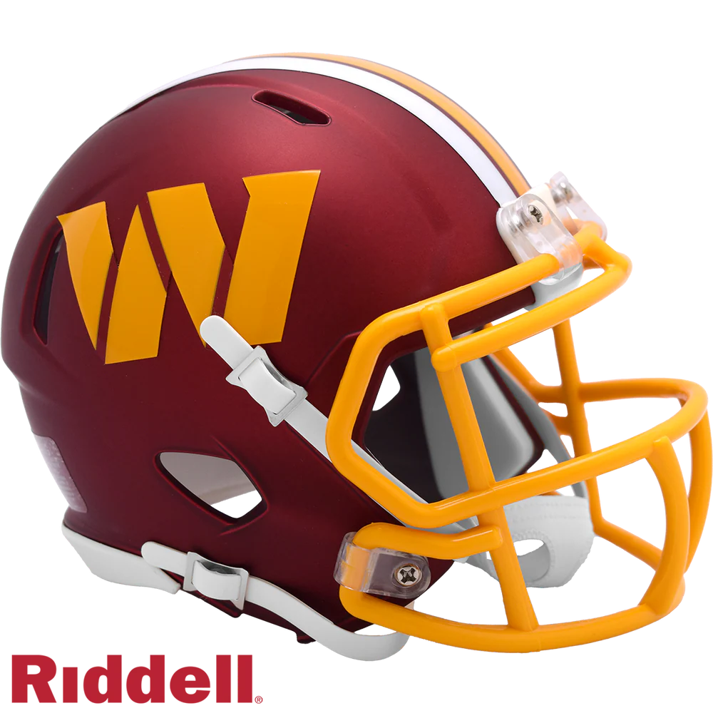 Jacory Croskey-Merritt Signed Washington Commanders 2025 On Field Alternate Speed Mini Helmet