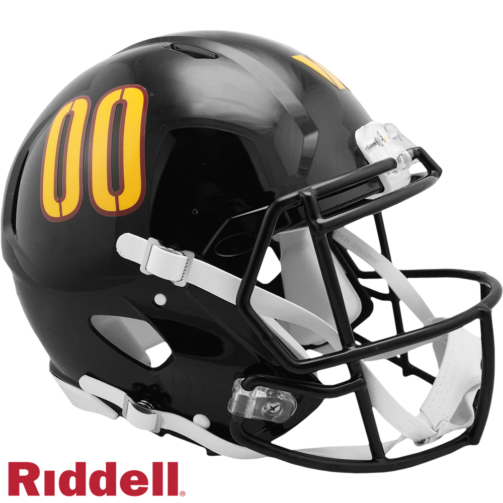 Jacory Croskey-Merritt Signed Washington Commanders Black Alternate Speed Authentic Helmet