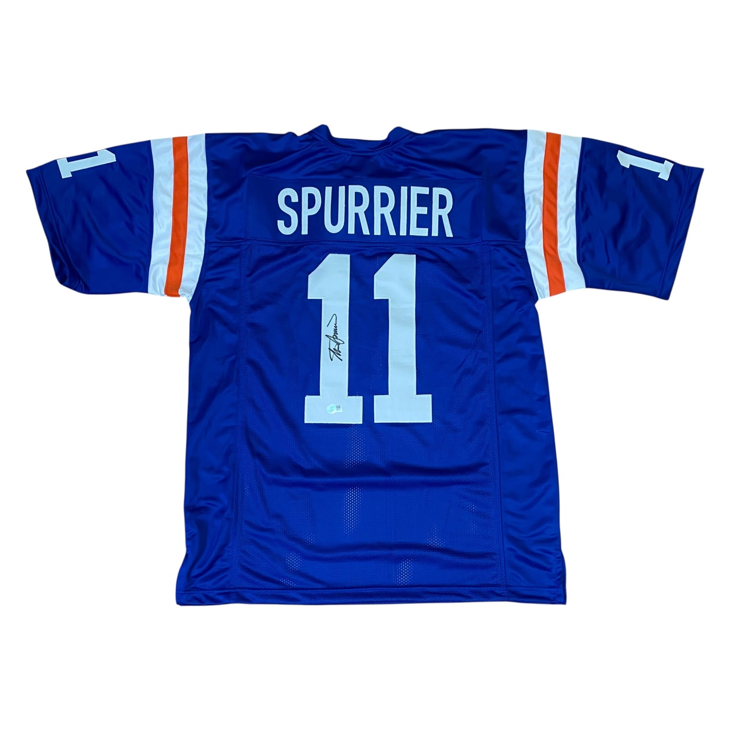 Steve Spurrier Signed #11 Stitched Jersey Florida Gators Style Blue