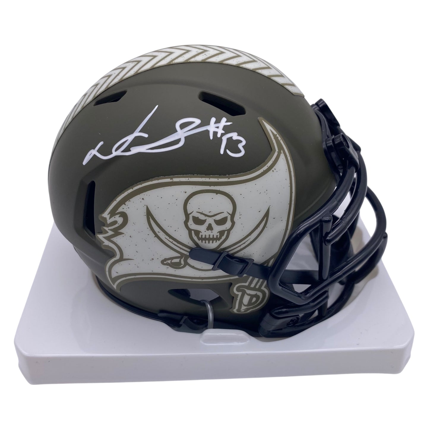Ndamukong Suh Signed Tampa Bay Buccaneers Salute to Service 2022 Alternate Speed Mini Helmet