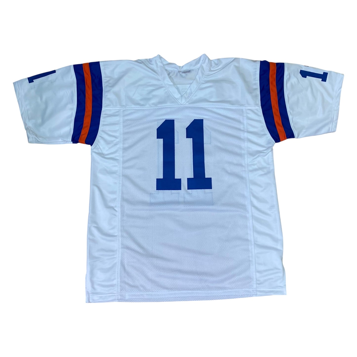 Steve Spurrier Signed #11 Stitched Jersey Florida Gators Style White