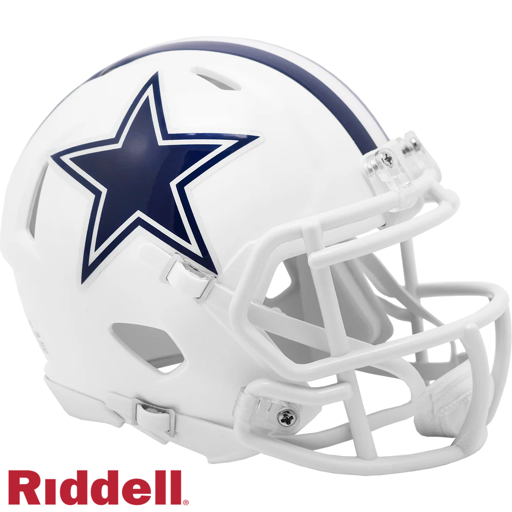 Tony Romo Signed Dallas Cowboys 2022 White Alternate Mini Speed Football Helmet