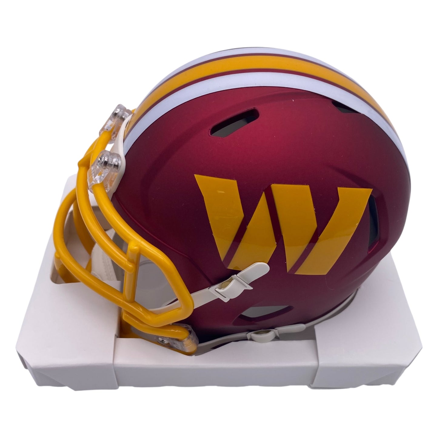 Jacory Croskey-Merritt Signed Washington Commanders 2025 On Field Alternate Speed Mini Helmet