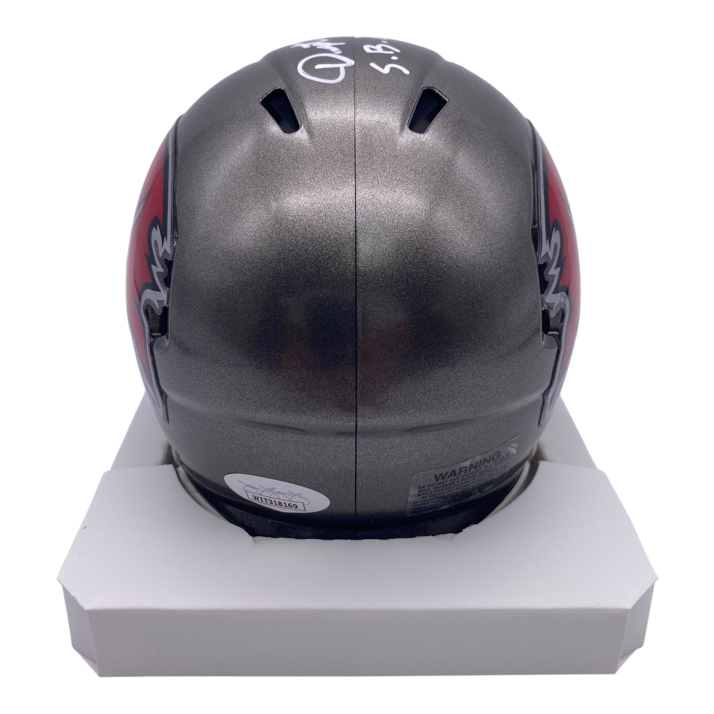 Dexter Jackson Signed Tampa Bay Buccaneers Mini Helmet
