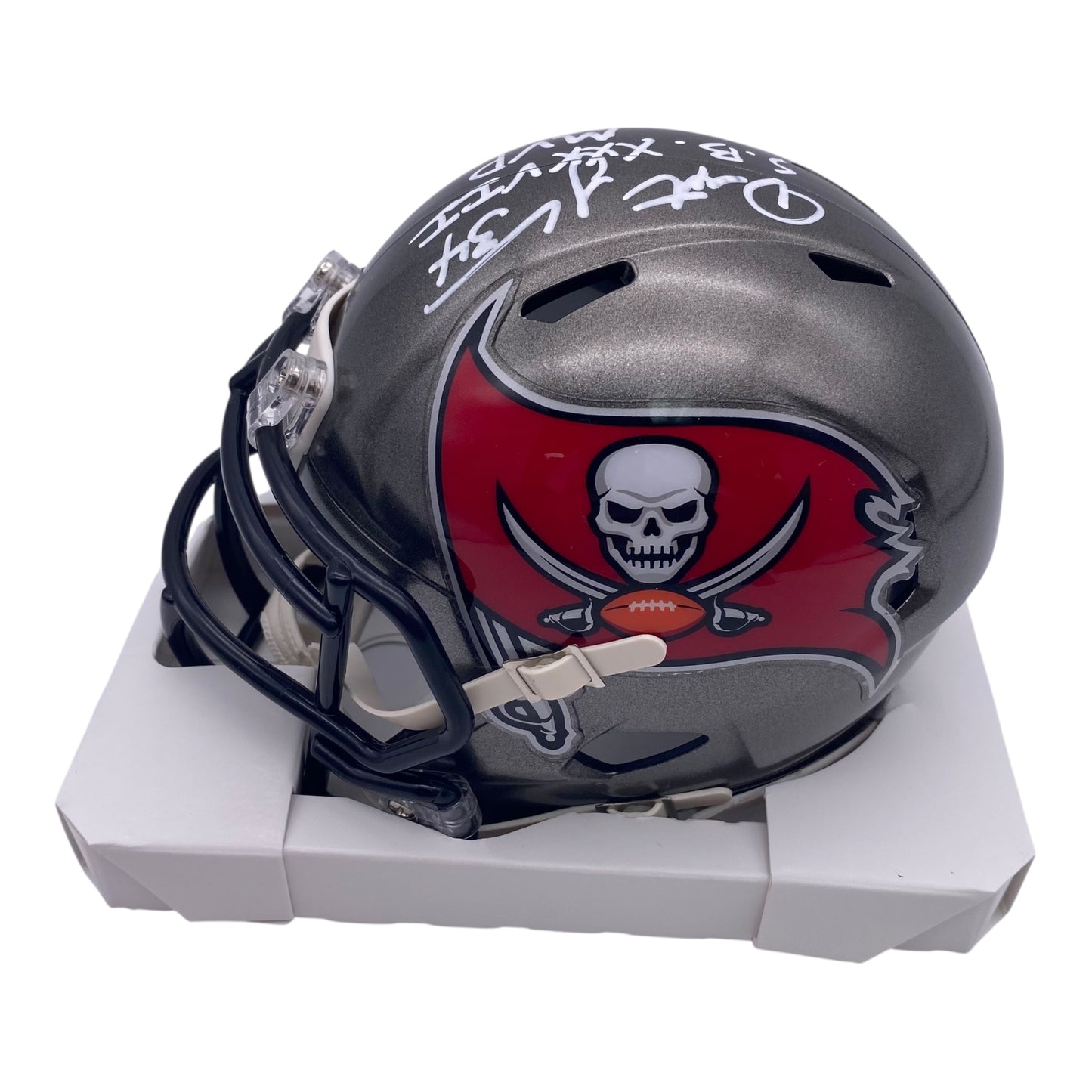 Dexter Jackson Signed Tampa Bay Buccaneers Mini Helmet
