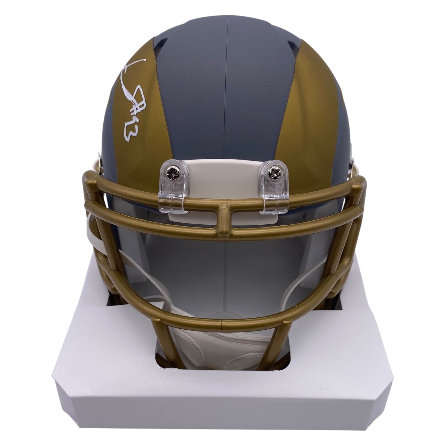 Ndamukong Suh Signed Los Angeles Rams Slate Alternate Speed Mini Helmet