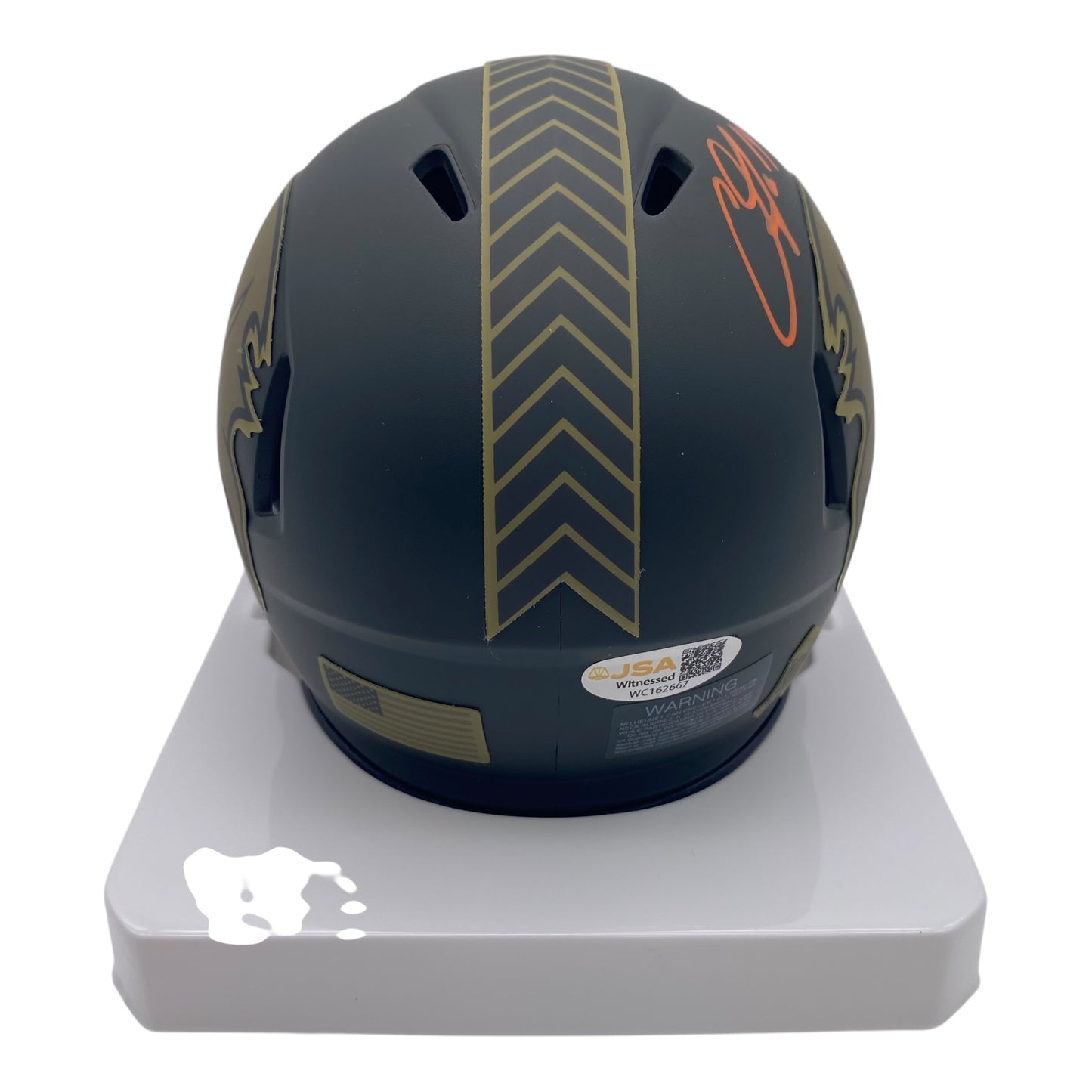 Chris Godwin Signed Tampa Bay Buccaneers 2025 Salute to Service Alternate Speed Mini Helmet