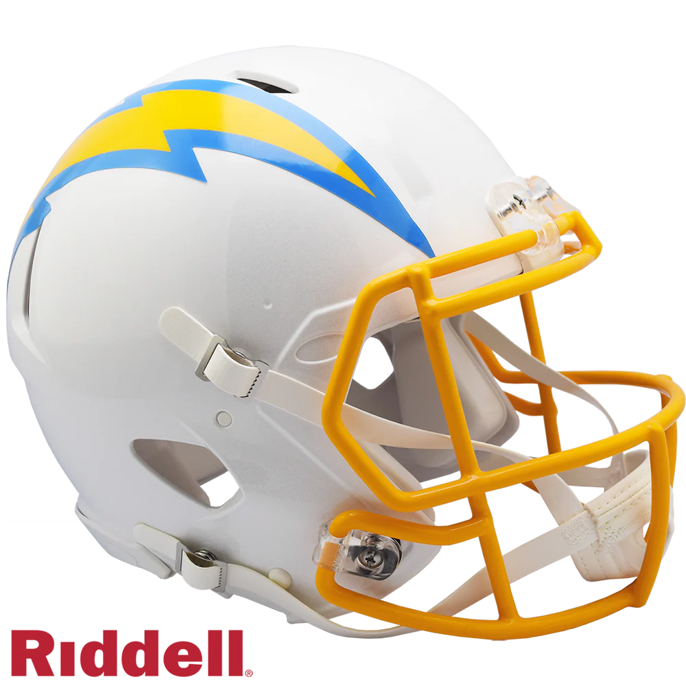 Ladd McConkey Signed Los Angeles Chargers Speed Authentic Full Size Football Helmet