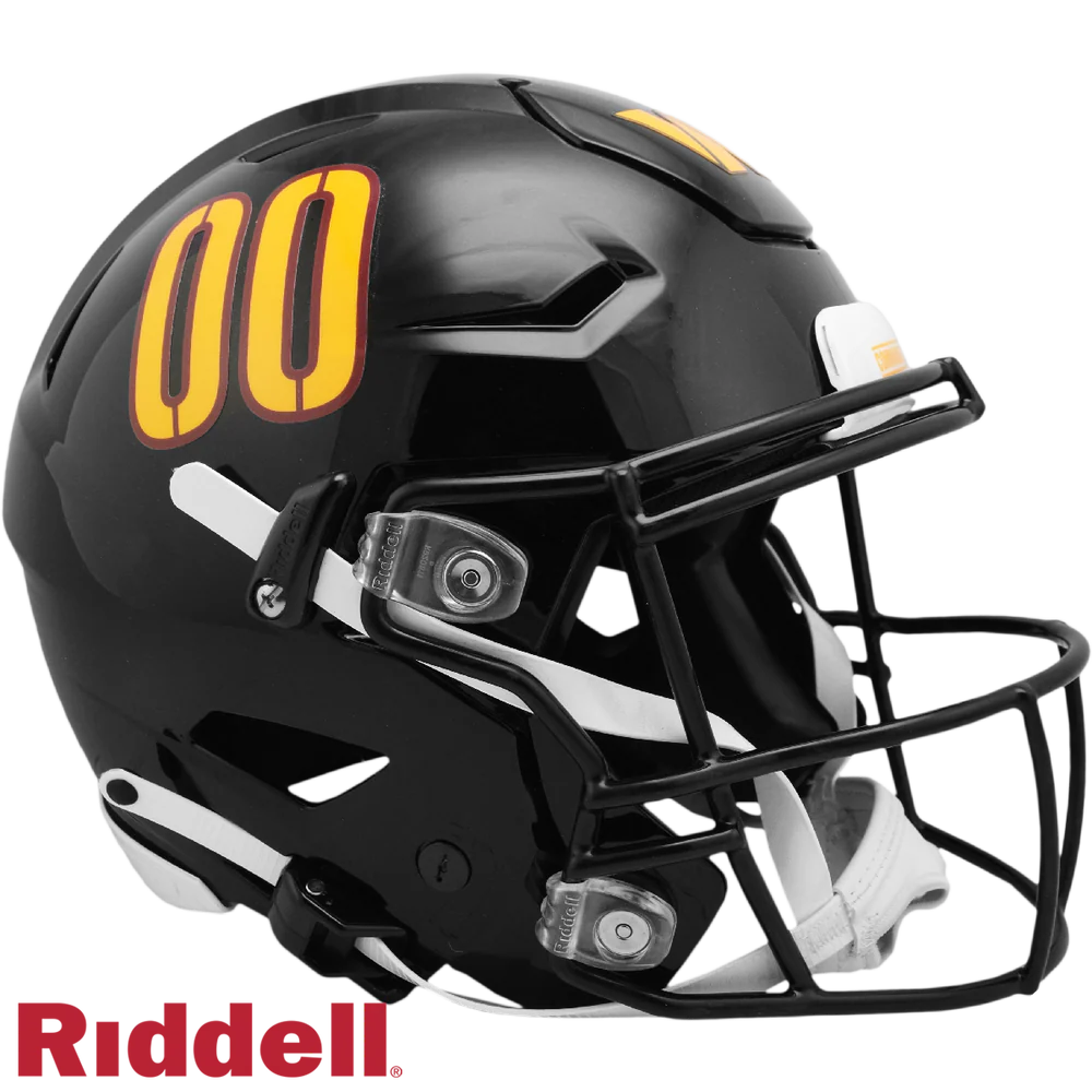 Jacory Croskey-Merritt Signed Washington Commanders Black Alternate Speed Flex Authentic Helmet