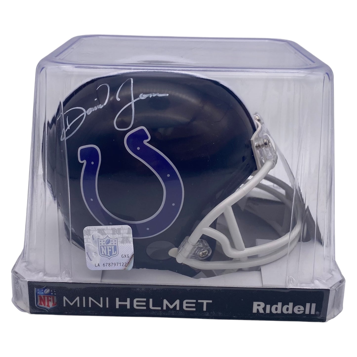 Daniel Jones Signed Indianapolis Colts Alternate Mini Helmet