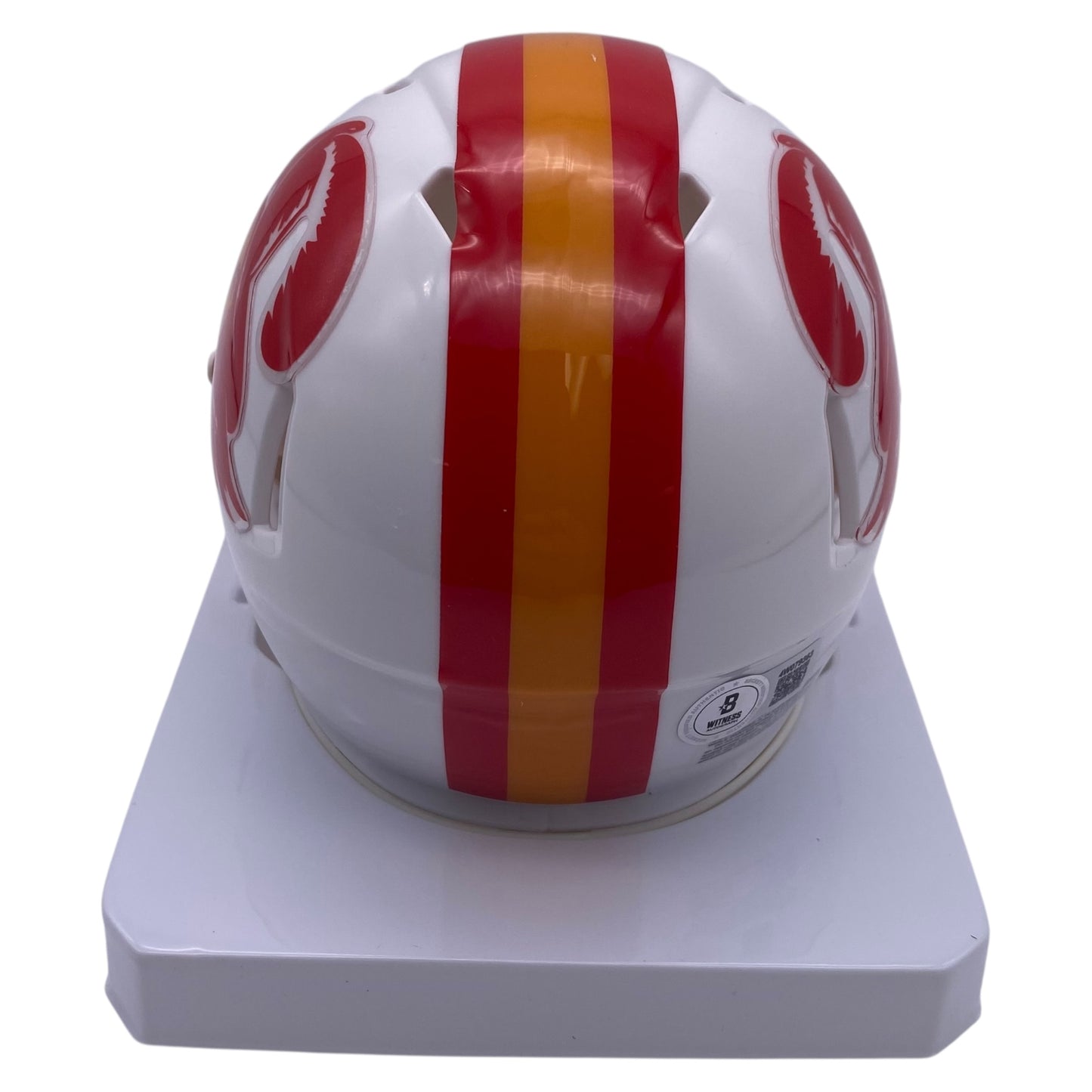 Bucky Irving Signed Tampa Bay Buccaneers Creamsicle Throwback Speed Mini Helmet