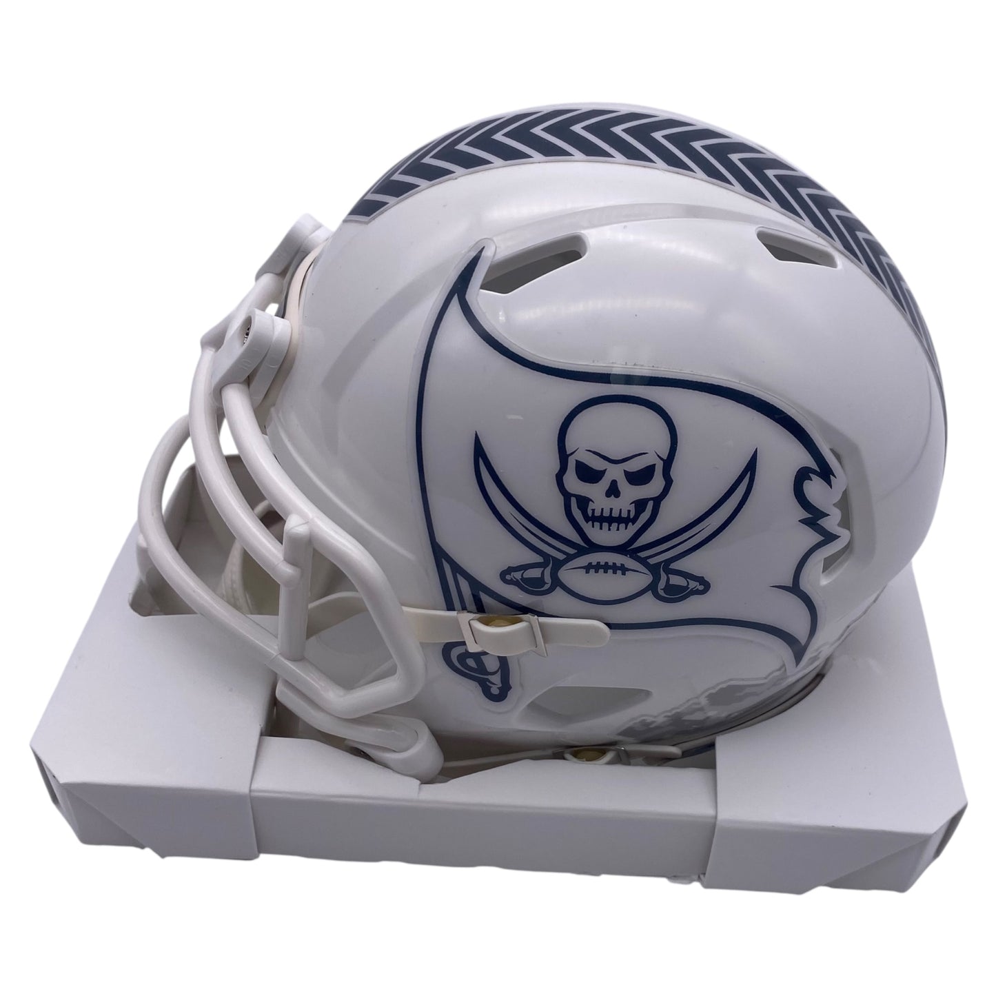 Bucky Irving Signed Tampa Bay Buccaneers 2024 Salute to Service Alternate Speed Mini Helmet