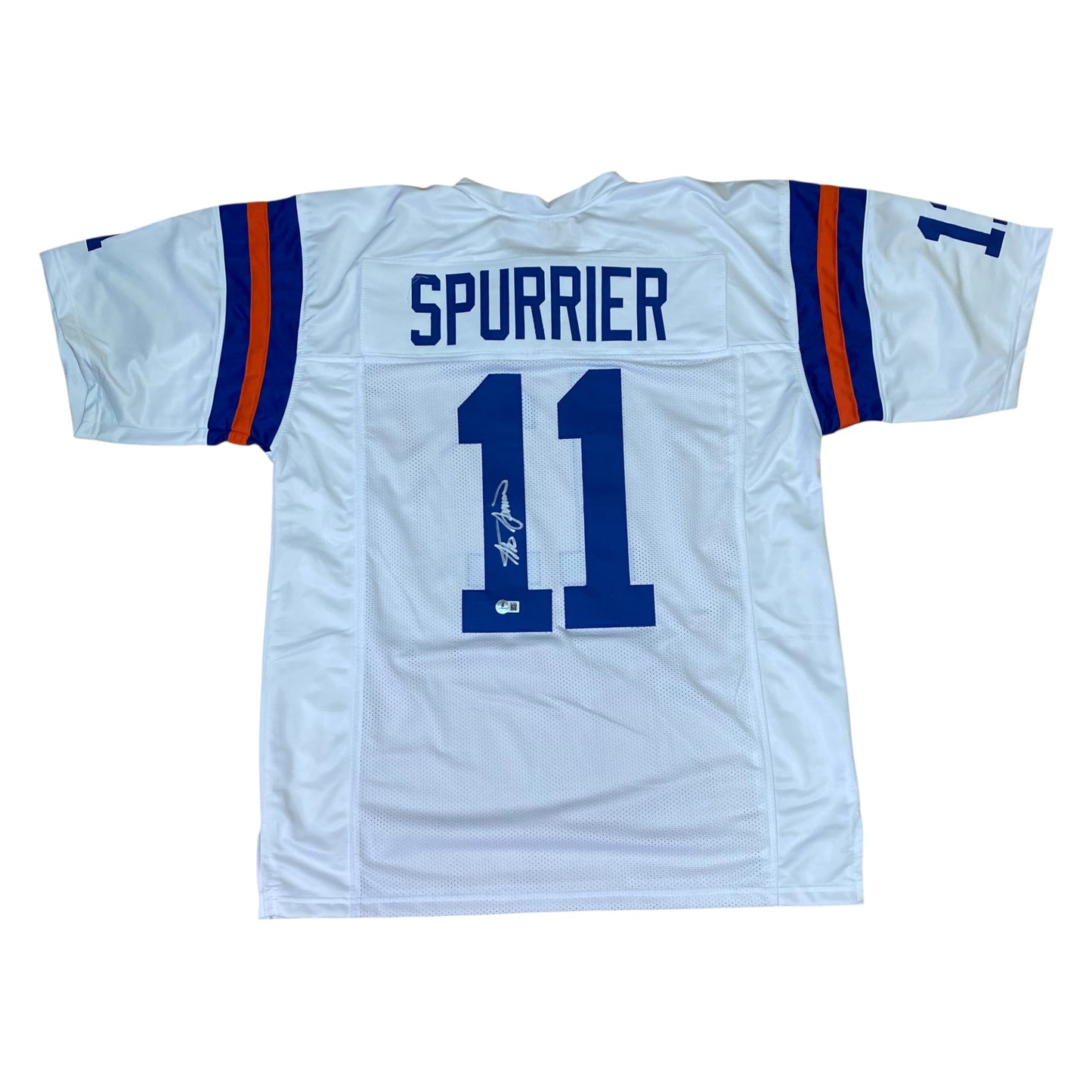Steve Spurrier Signed #11 Stitched Jersey Florida Gators Style White