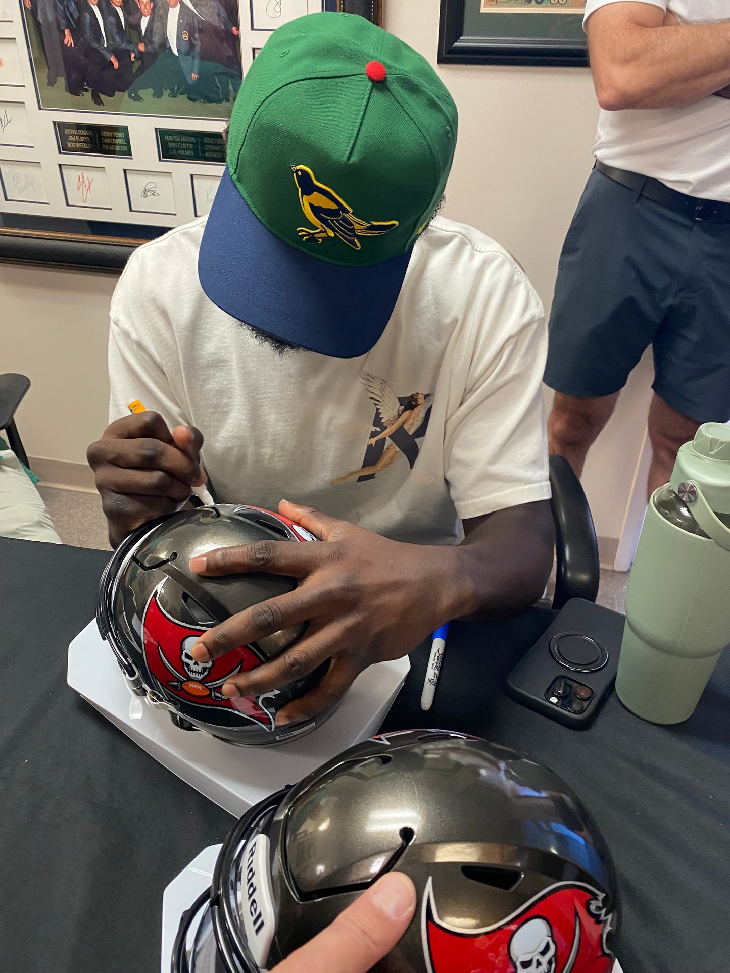 Chris Godwin Signed Tampa Bay Buccaneers MIDI Mid Size SpeedFlex Helmet