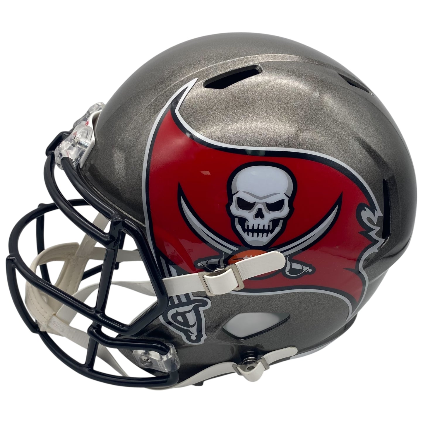 Jalen McMillan Signed Tampa Bay Buccaneers Full Size Replica Football Helmet