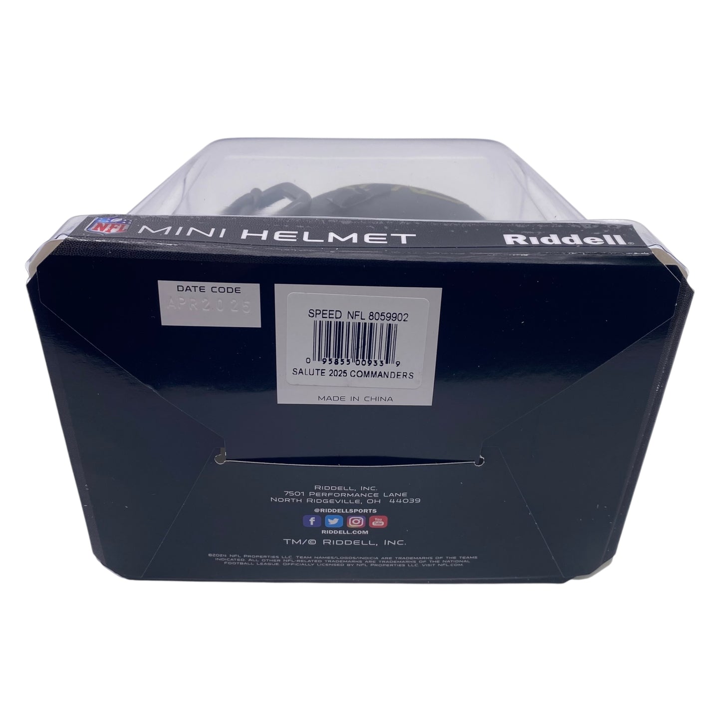 Jacory Croskey-Merritt Signed Washington Commanders 2025 Salute to Service Alternate Speed Mini Helmet