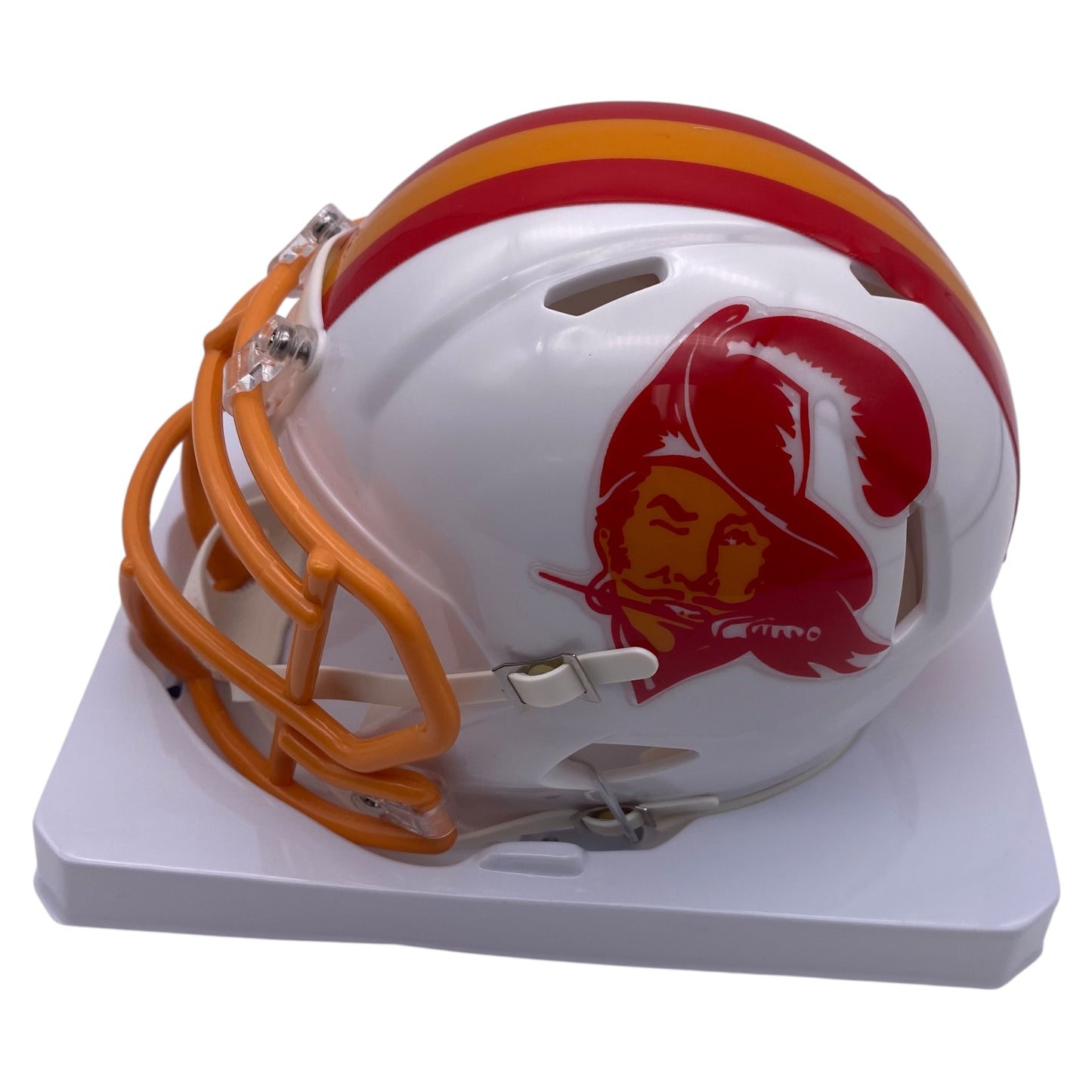 Bucky Irving Signed Tampa Bay Buccaneers Creamsicle Throwback Speed Mini Helmet