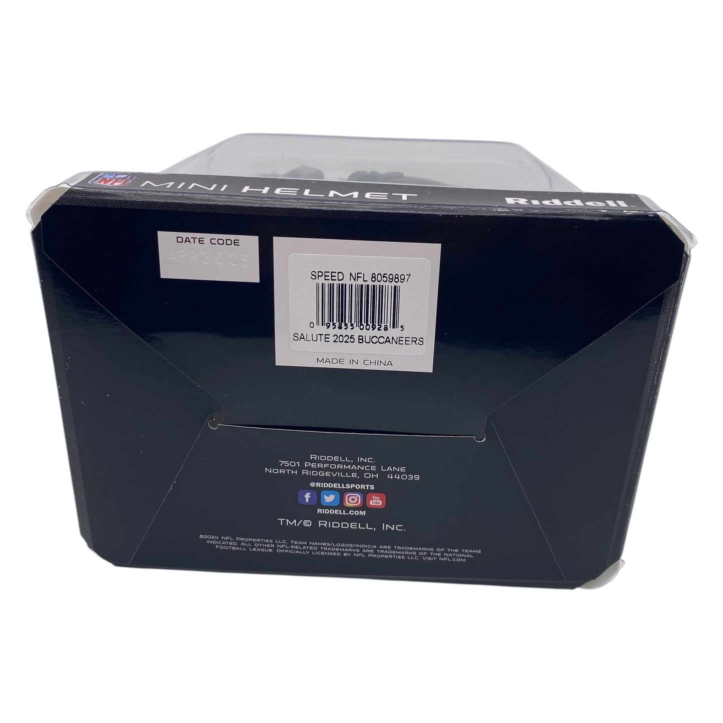 Mike Alstott Signed Tampa Bay Buccaneers 2025 Salute to Service Alternate Speed Mini Helmet