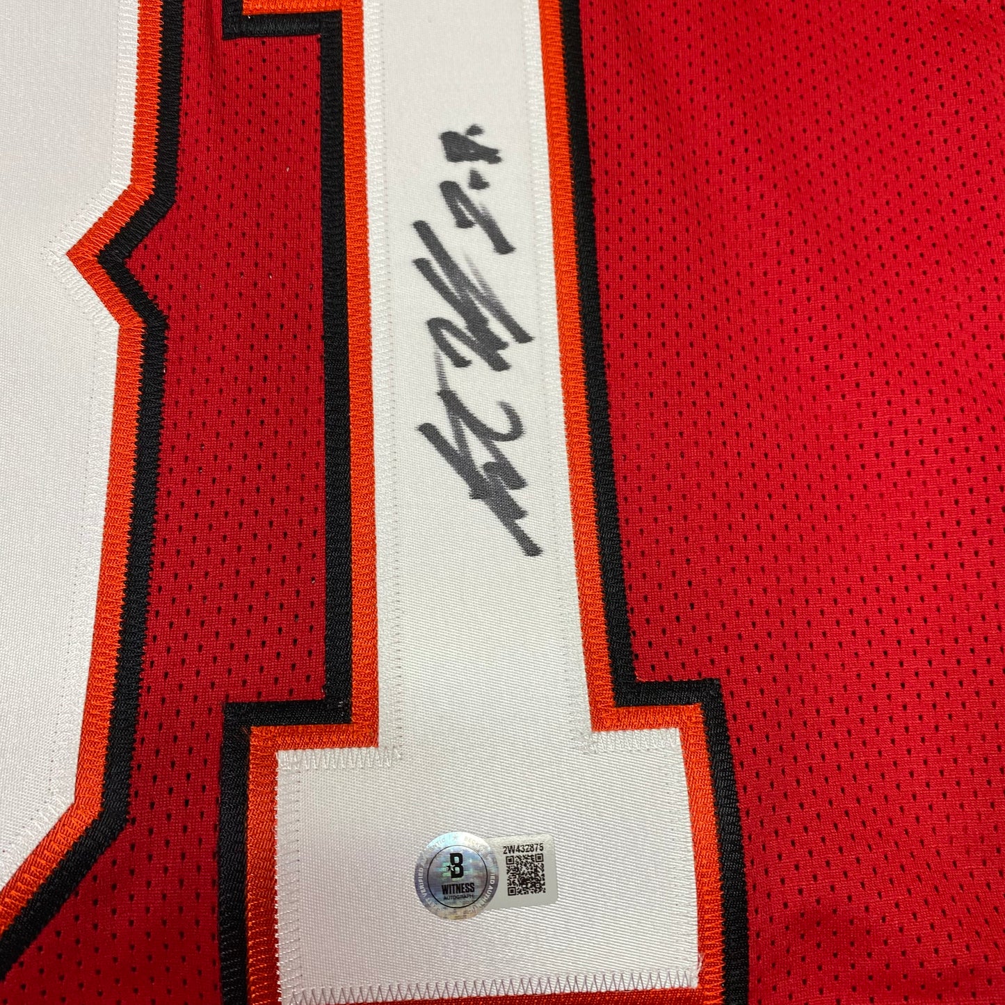 Antoine Winfield Jr signed red #31 stitched jersey