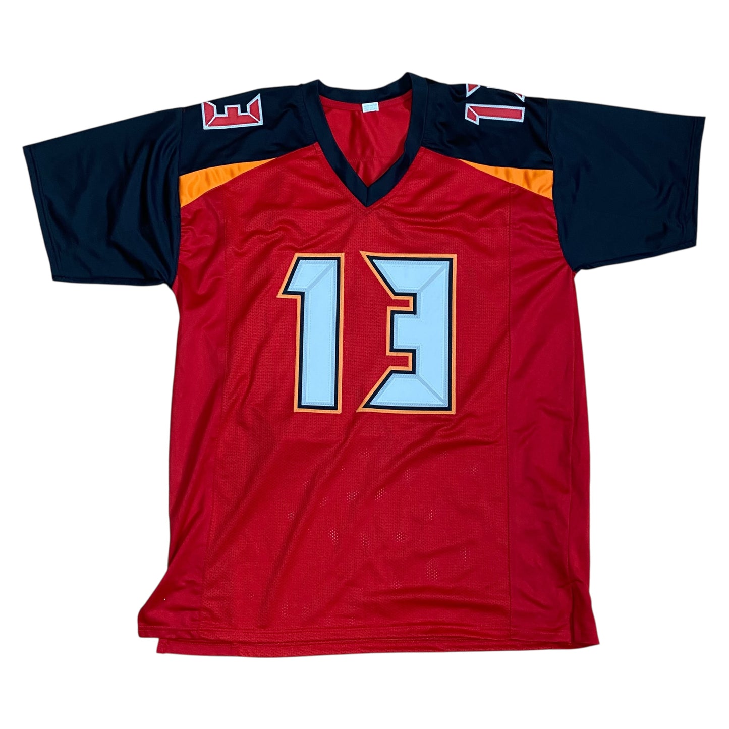 Mike Evans signed Red #13 stitched jersey - Tampa Bay Buccaneers Rookie Style
