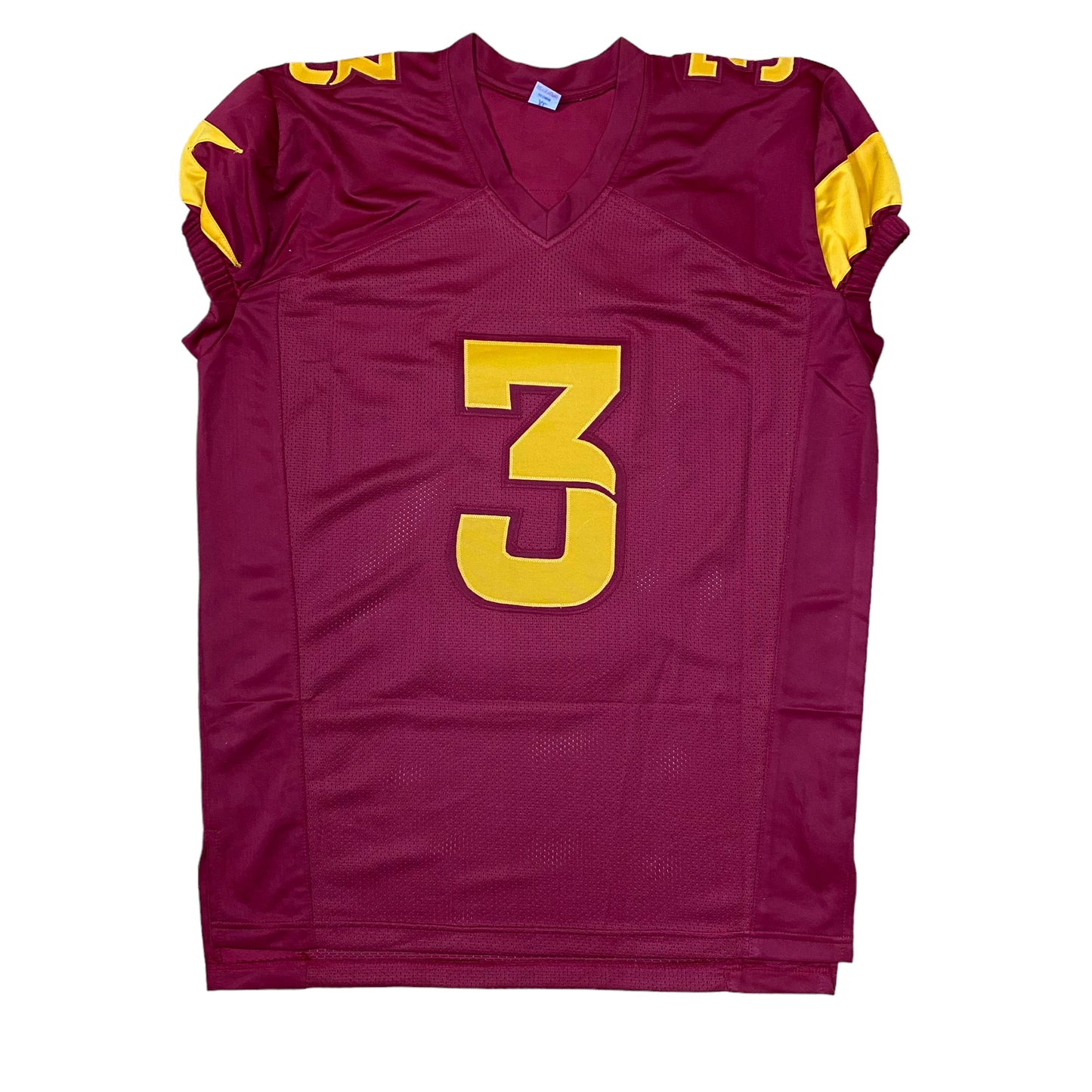 Rocco Becht Signed Red #3 Stitched Jersey - Iowa State Cyclones Style