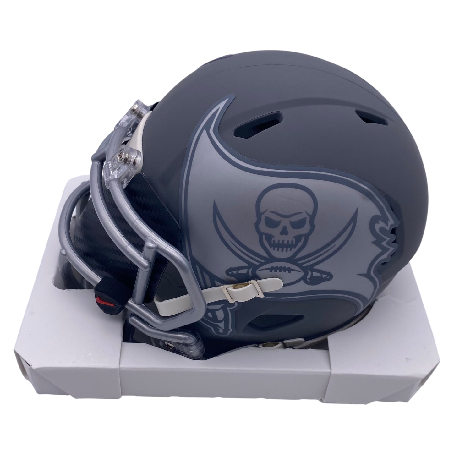 Bucky Irving Signed Tampa Bay Buccaneers Slate Alternate Speed Mini Helmet