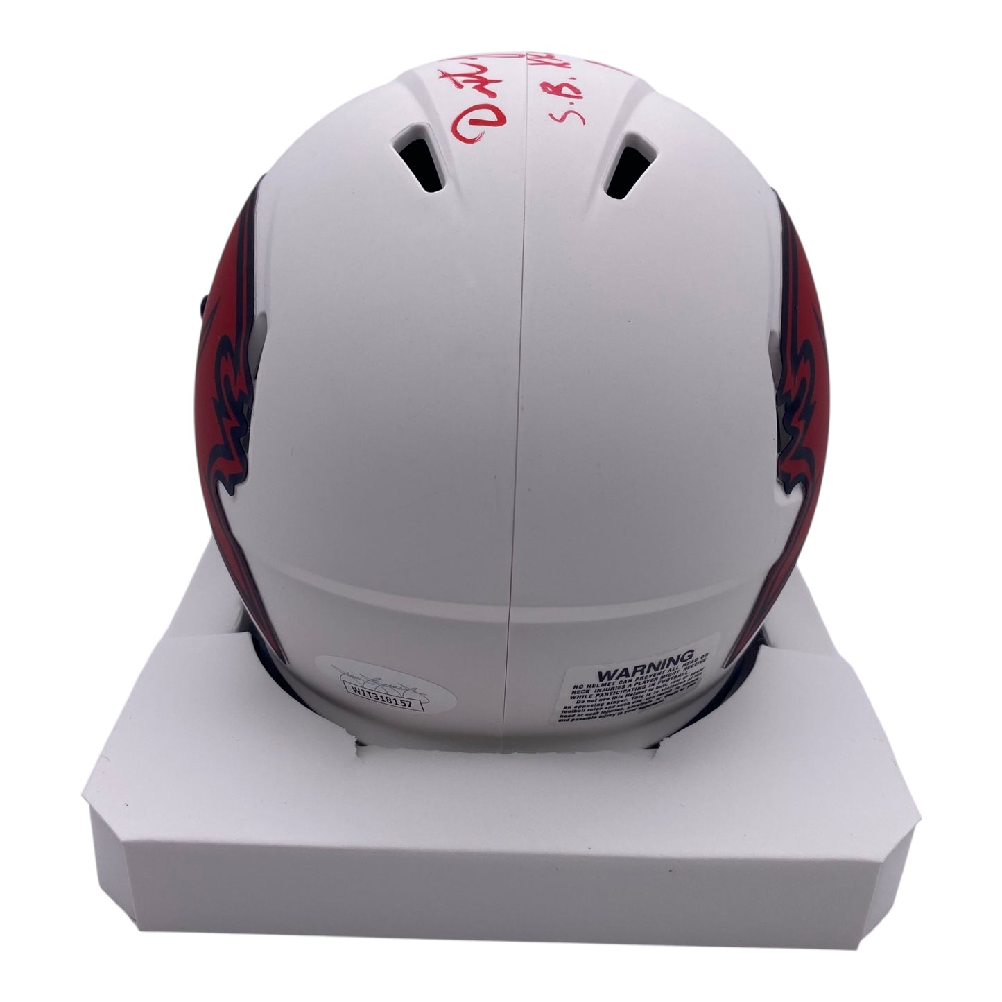 Dexter Jackson Signed Tampa Bay Buccaneers Lunar Eclipse Alternate Mini Helmet