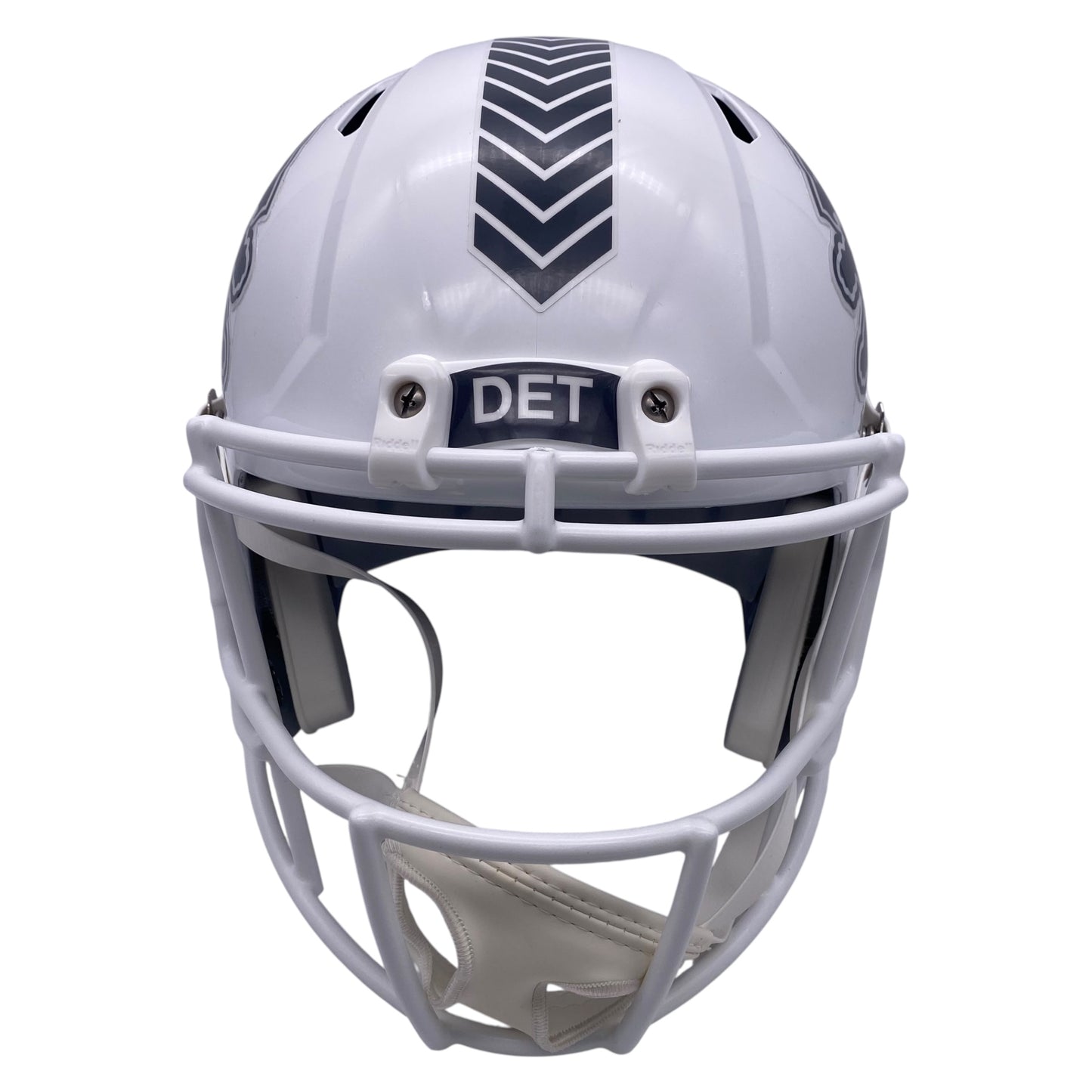 Ndamukong Suh Signed Detroit Lions Salute to Service 2024 White Alternate Speed Full Size Replica Helmet