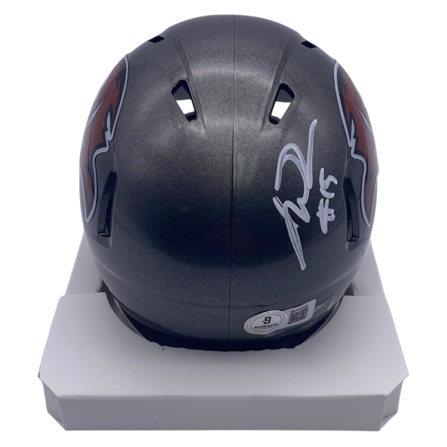 Jalen McMillan Signed Tampa Bay Buccaneers Speed Mini Helmet